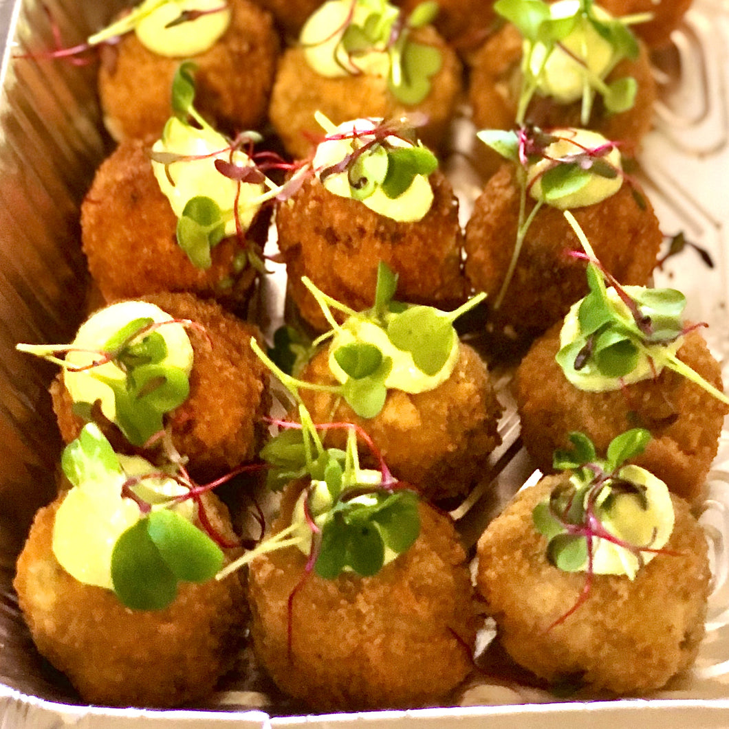 MUSHROOM ARANCINI BALLS